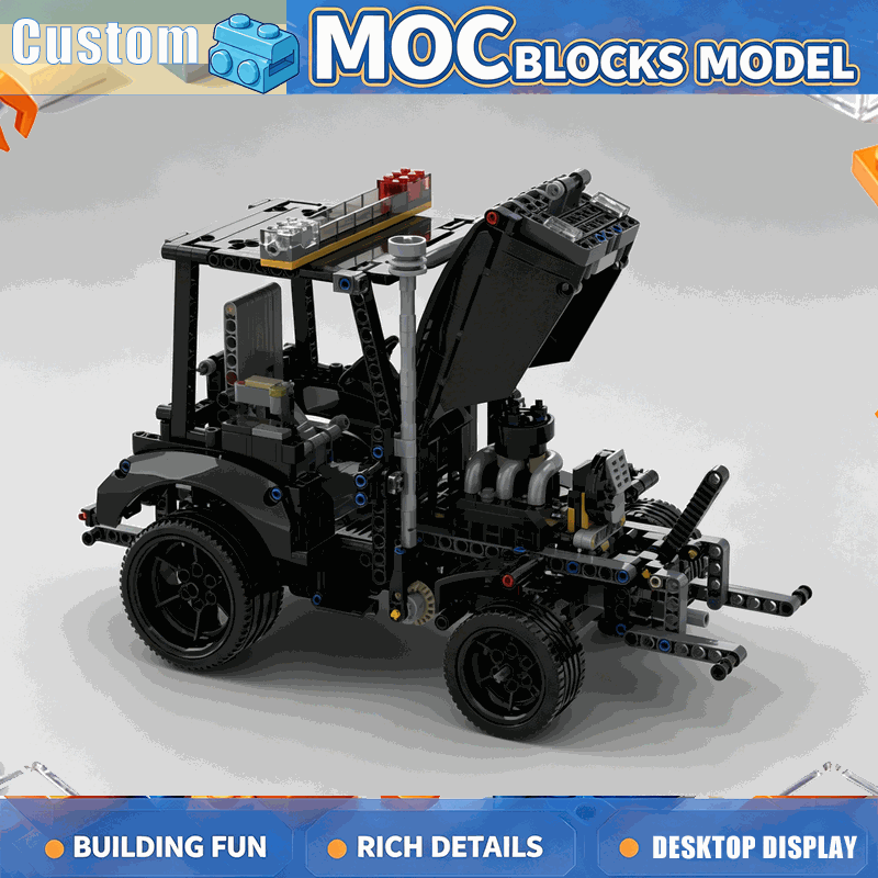 1326PCS Farm Tractor MOC Build - Agriculture Farming Education recension och pris